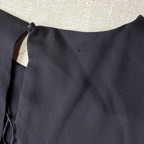 Zara Trf Collection Black Sleeveless Pleated Blouse - Picture 8 of 9